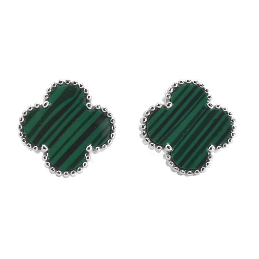 E6014 Green 13mm Earrings - Selah925.com