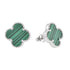 E6017 Green Stone 12mm Earrings - Selah925.com