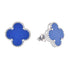 E6017 Royal Blue 12mm Earrings - Selah925.com