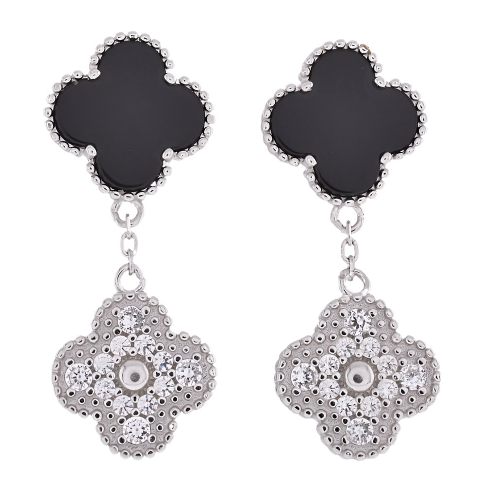 E6018 - 2 Black Earrings - Selah925.com