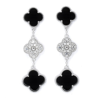 E6018 Black Earrings - Selah925.com