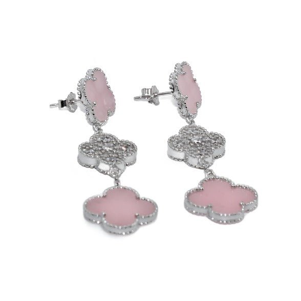 E6018 Pink Earrings - Selah925.com