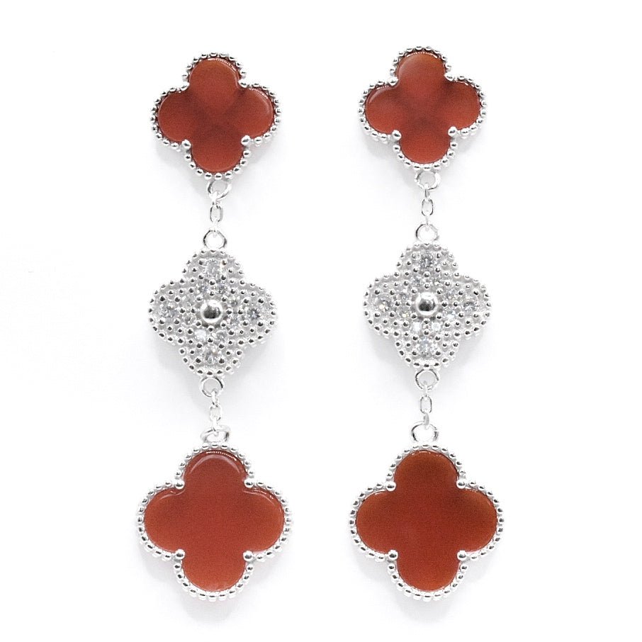 E6018 Red Earrings - Selah925.com