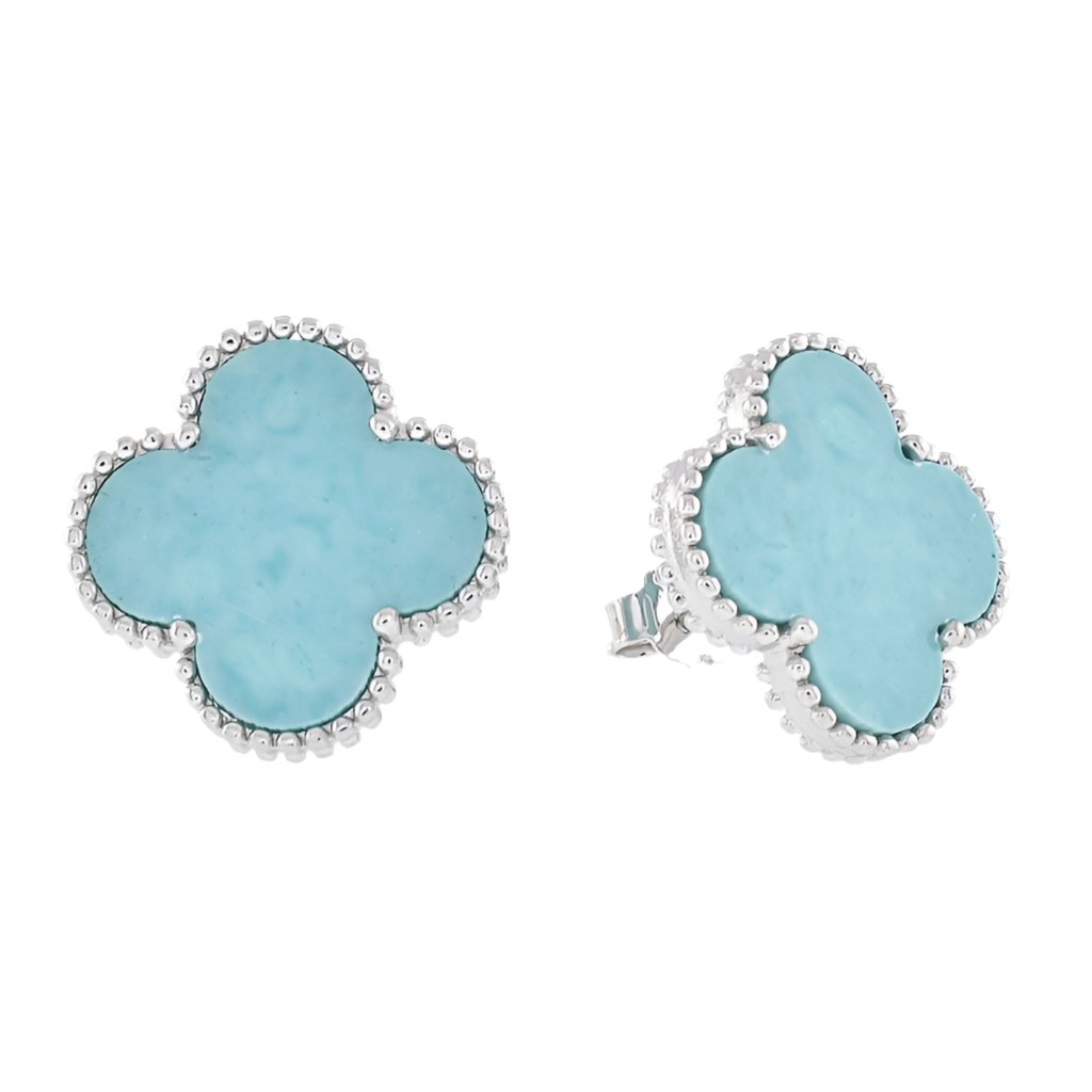 E6021 Tianhu Stone 15mm Earrings - Selah925.com