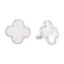 E6021 White 15mm Earrings - Selah925.com