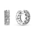 E8032 Hoop CZ Earrings - Selah925.com