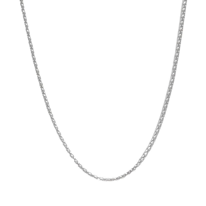 N1004 Silver Popcorn Italian Chain - Selah 925