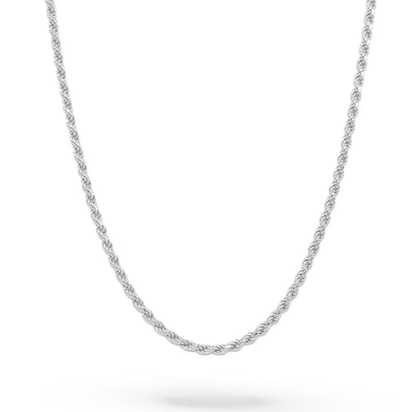 N2001 Rhodium Rope 030 chain - Selah 925