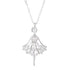 NP1000 Necklace & CZ Ballerina Pendant - Selah925.com