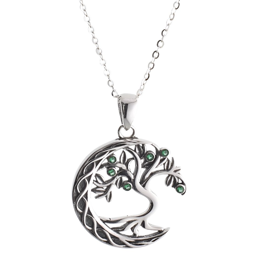 NP2004 Moon Tree Necklace - Selah925.com