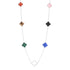 NP6028 Colorful Clover Necklace - Selah925.com