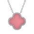 NP6039 CZ Salmon Pendant with 18in Necklace - Selah925.com