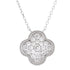 NP6042 18mm CZ Clover & 18mm Necklace - Selah925.com