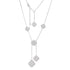 NP6045 CZ Elegant Clover 18in Necklace - Selah925.com