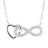 NP7010 Heart Infinity Necklace - Selah925.com