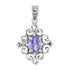 P2001 Violet Gemstone Pendant - Selah925.com