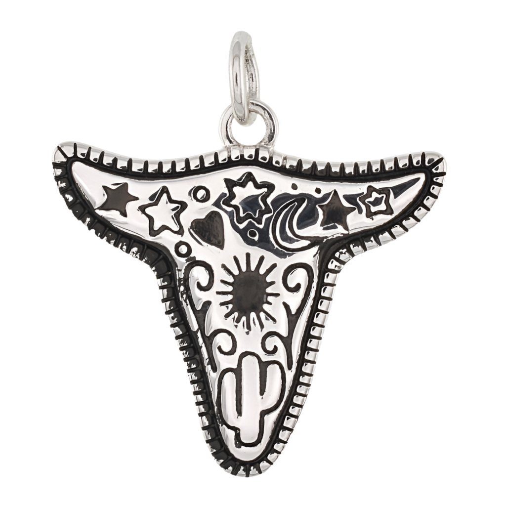 P5002 Bull Pendant - Selah925.com