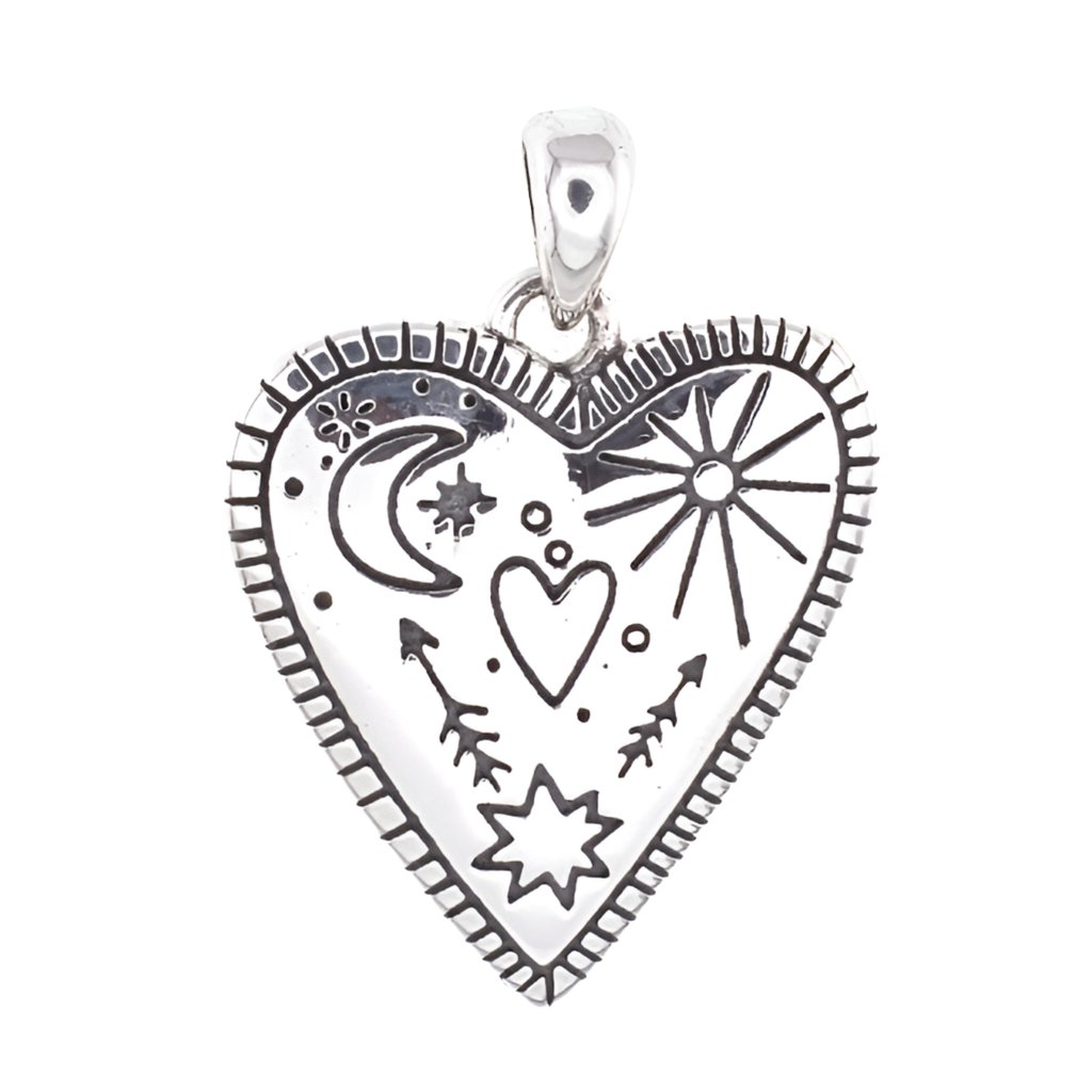 P5003 Heart Pendant - Selah925.com