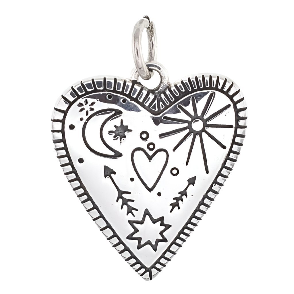 P5004 Heart Pendant - Selah925.com