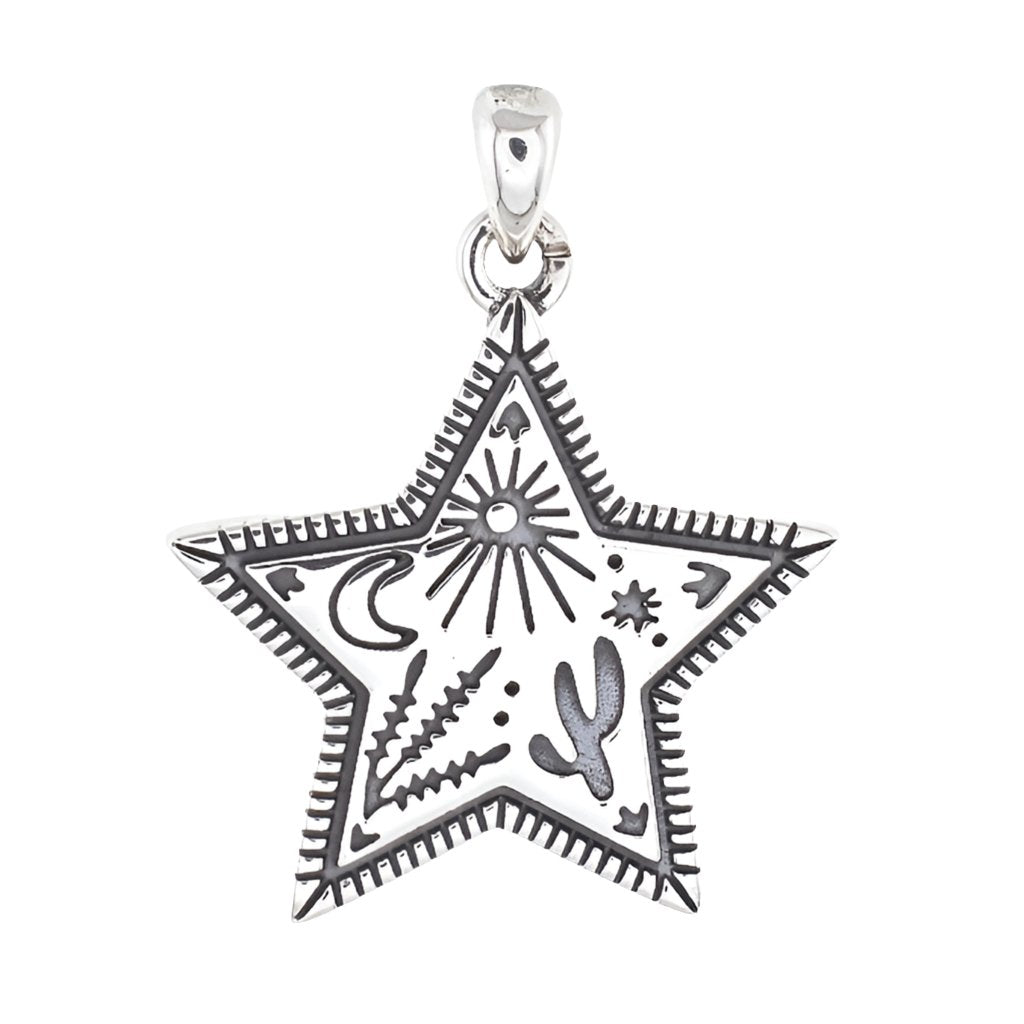 P5005 Star Pendant - Selah925.com