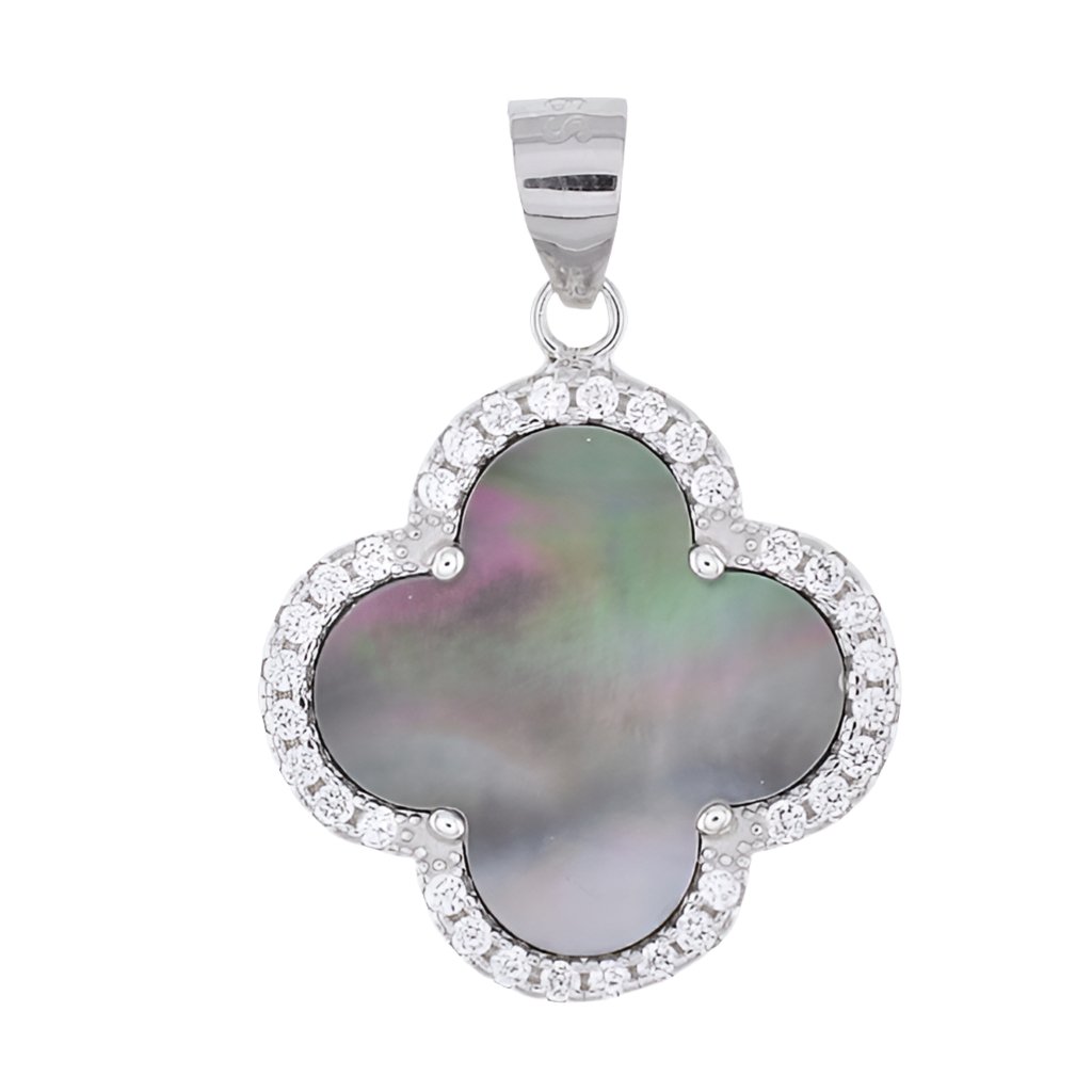 P6002 Gray CZ Pendant - Selah925.com