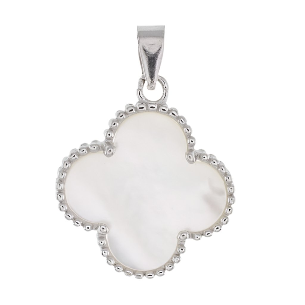 P6004 White Clover Pendant - Selah925.com