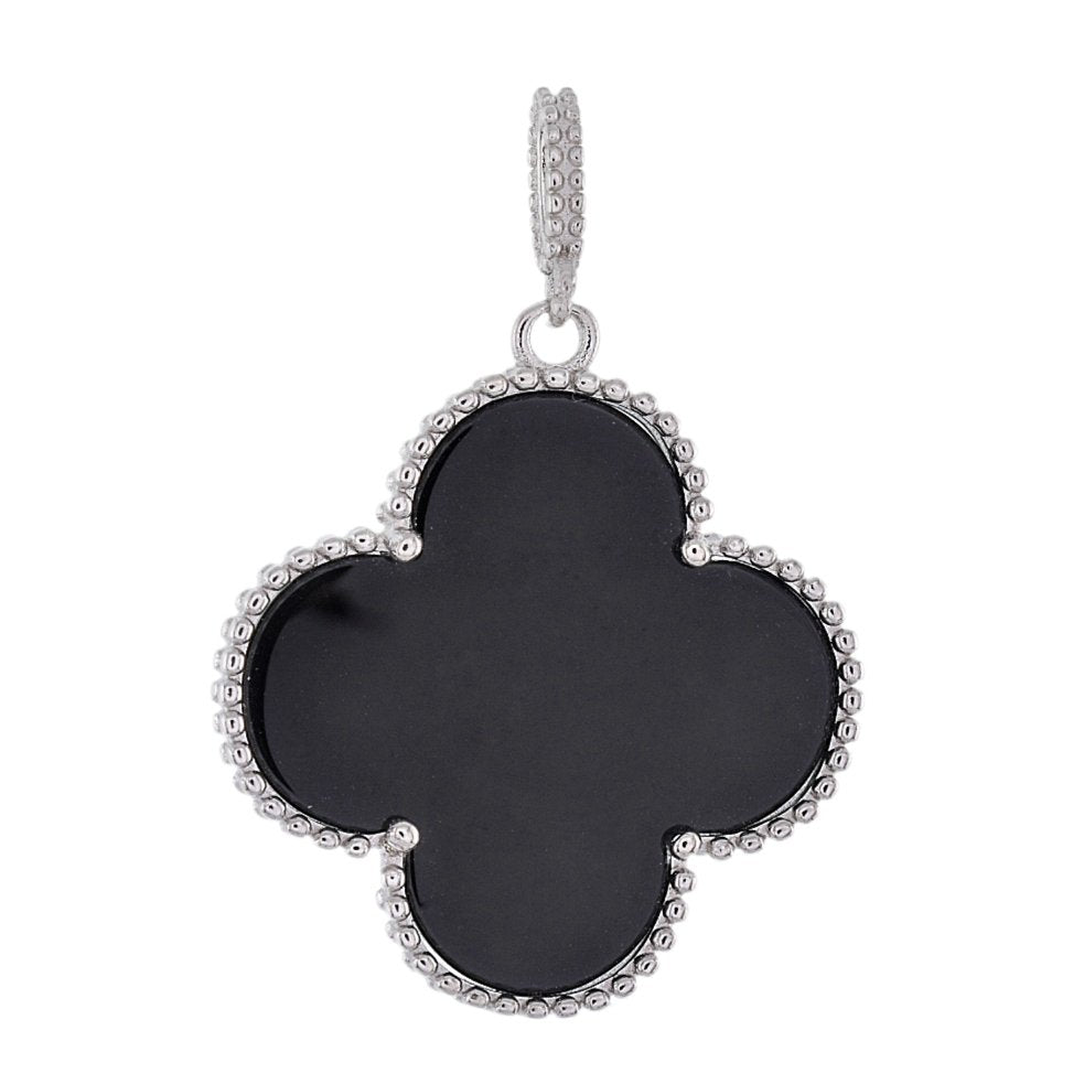 P6005 Black Clover Pendant - Selah925.com