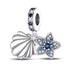 P8038 Aquatic Blue CZ Pendant - Selah925.com