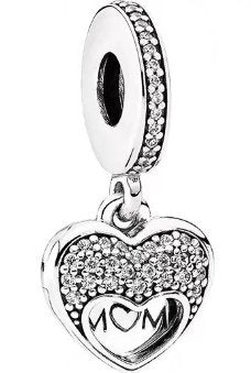 P8135 Mom Heart Pendant - Selah925.com