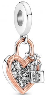 P8163 Lock Heart Pendant - Selah925.com