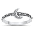 R1090 Crescent Moon Ring - Selah925.com