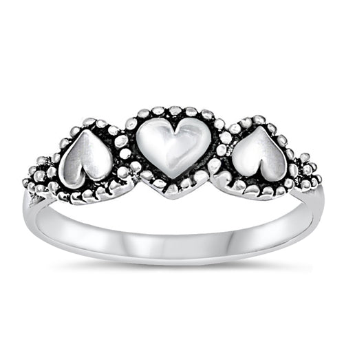 R1099 Hearts Ring - Selah925.com