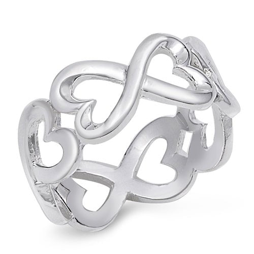 R1100 Infinity Heart Ring - Selah925.com