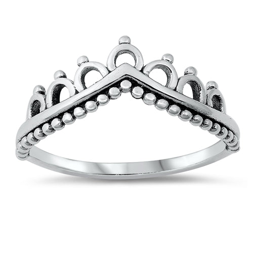 R1101 V Crown Ring - Selah925.com