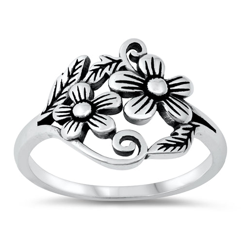 R1105 Flowers Ring - Selah925.com