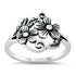 R1105 Flowers Ring - Selah925.com