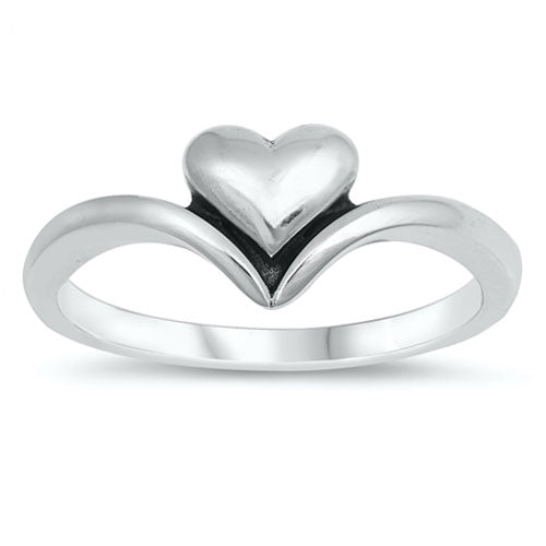 R1118 Heart Ring - Selah925.com