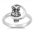 R1123 Moon and Owls Ring - Selah925.com