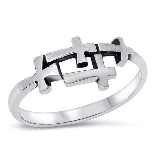 R1126 Cross Ring - Selah925.com