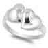 R1130 Twin Hearts Ring - Selah925.com