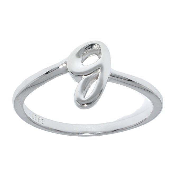 R2047 Letter G Ring - Selah925.com