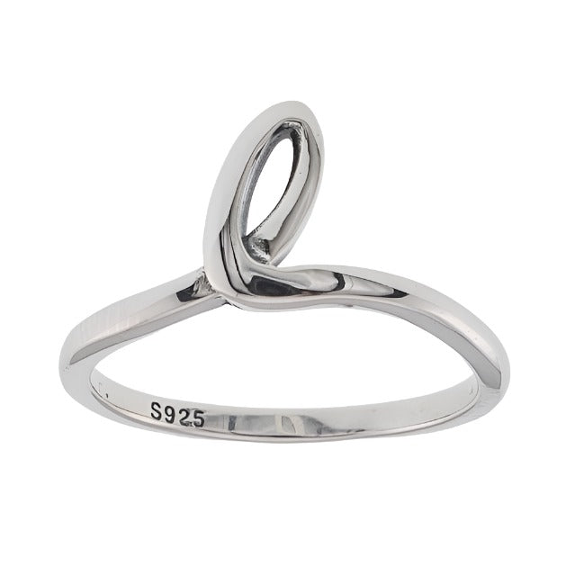 R2047 Letter L Ring - Selah925.com