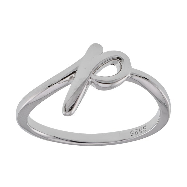 R2047 Letter P Ring - Selah925.com