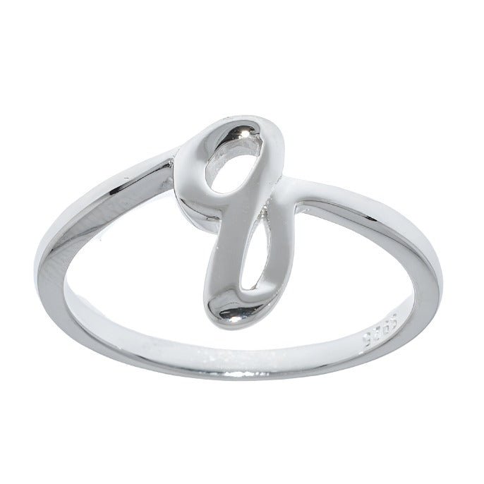 R2047 Letter Q Ring - Selah925.com