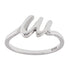 R2047 Letter W Ring - Selah925.com