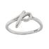 R2047 Rhodium Plated Letter P Ring - Selah925.com