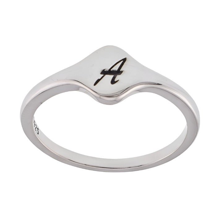 R2048 Letter A Ring - Selah925.com