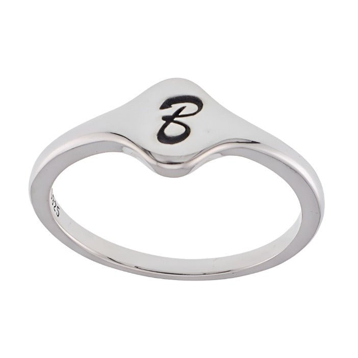 R2048 Letter B Ring - Selah925.com