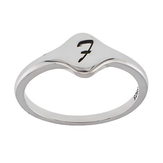 R2048 Letter F Ring - Selah925.com