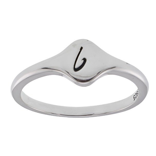 R2048 Letter I Ring - Selah925.com